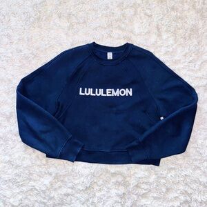 True Navy Scuba Oversized Pullover *Wordmark